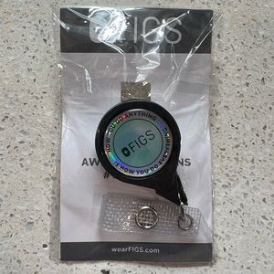 Figs badge reel “how you do anything is how you do everything”